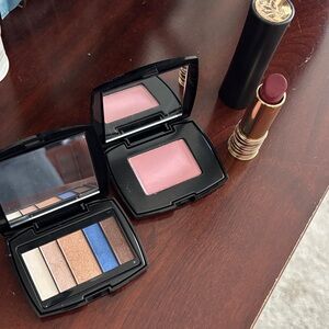 Lancôme blush, eyeshadow, and lipstick. New.